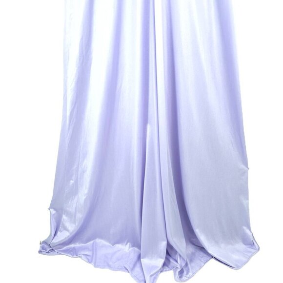 Vintage G'S lingerie Lace Maxi Lace Slip Dress Scoop Neck Nightgown Lavender - Picture 5 of 11